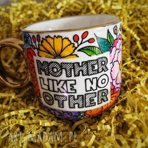 Prezent Ręcznie malowany kubek dla mamy MOTHER