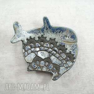 handmade ceramika mydelniczka wieloryb