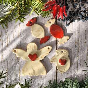 prezent Zestaw ozdób świątecznych, ozdoby choinkowe