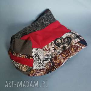 ręcznie wykonane czapki czapka etno boho handmade patchwork