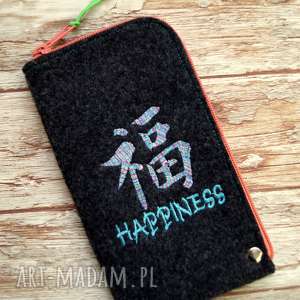 etui filcowe etui na telefon - happiness