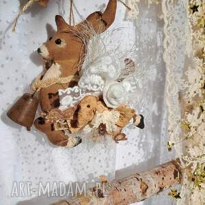 pod choinkę świąteczny, renifer, boże narodzenie