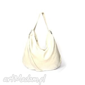 vanilla hobo bag, worek aksamitna, materiałowa, autorska, prezent