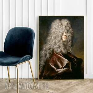 curly guy - plakat sztuka format 50x70 cm obraz do salonu