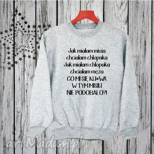 bluza z nadrukiem dla dziewczyny, kobiety, żony, niej, ukochanej