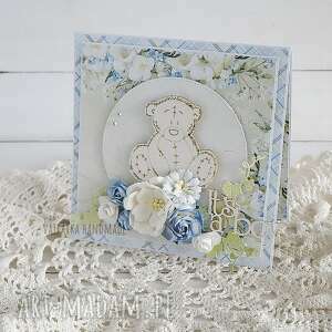 handmade scrapbooking kartki it's a boy! kartka w pudełku, 610