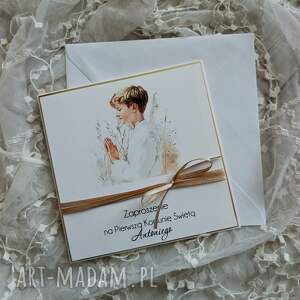 Bianco, zaproszenia komunijne