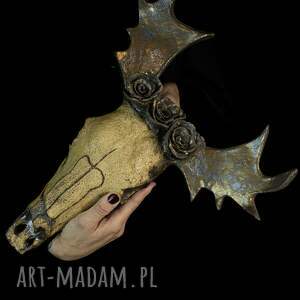 ceramiczna ANTLERED REBIRTH rzeźba, dekoracja