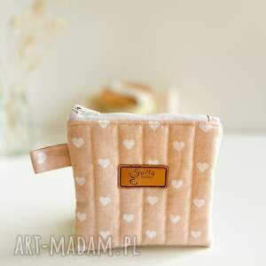 mini kosmetyczka, kosmetyczka do torebki, organizer na drobiazgi, kwiatowy