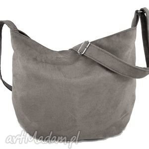 handmade na ramię hobo M gray