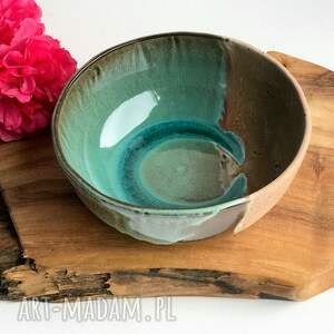 ręcznie zrobione ceramika miska ceramiczna - rajska plaża