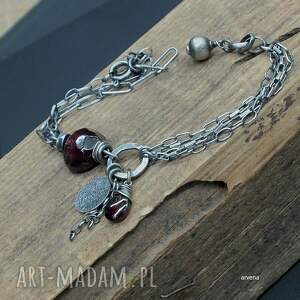 Granat SOLO 028- granaty bransoletka