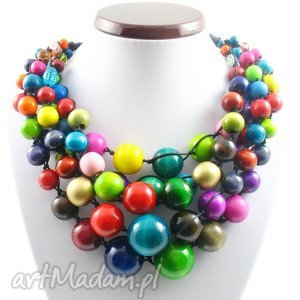 naszyjnik kolorowe szczęście - Biżuteria korale