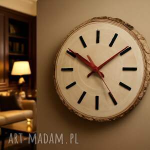 Zegar jedyny w swoim stylu, loft, drewno, nowy, drewniany