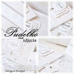 handmade scrapbooking kartki pudełko na zdjęcia