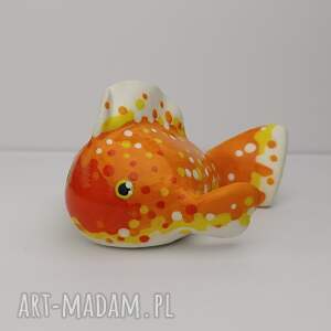 Figurka Rybka Ryba Ręcznie malowana mała dekoracyjna
