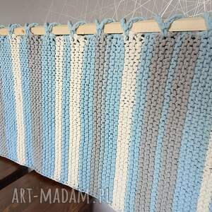 kilim na drutach w stylu skandynawskim dywan ze sznurka, chodnik