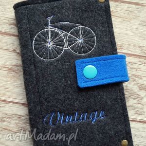 etui filcowe etui na telefon - vintage bike