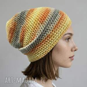 Czapka wiosenna przejściowa cienka bawełniana all season S/M