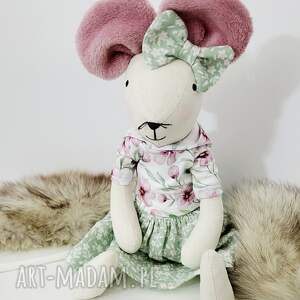 myszka 43cm przytulanka z personalizacją, maskotka pokój dziecka, haft, boże