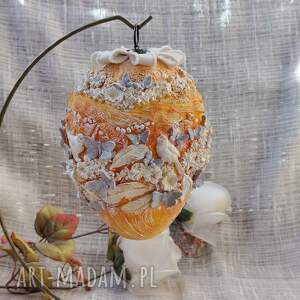 dekoracje wielkanocne pisanka - wiosenny świt, dekoracja premium ozdoba