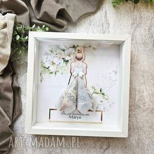 Prezent 3d z okazji Pierwszej Komunii Świętej, ramka 3d