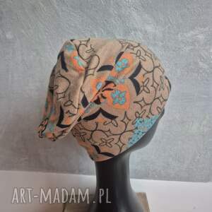 czapka orientalna we wzory na podszewce rozmiar uniwersalny box A1 fo ko