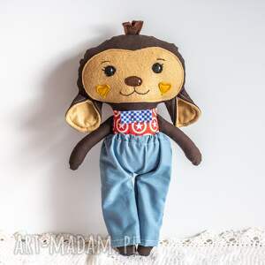 słodka małpka pawełek 32 cm, maskotka, chłopczyk urodziny dzień dziecka
