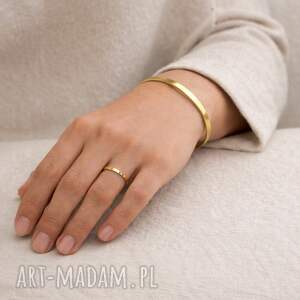 prosta - mosiężna obrączka rozm m, l 2512 02 outlet mosięzny pierścionek