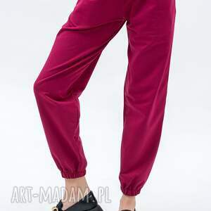 DRESOWE DAMSKIE SEHER, spodnie amarant