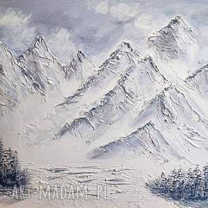 Prezent SKANDYNAWSKA DEKORACJA - OBRAZ STRUKTURALNY Z TEKSTURĄ 3D