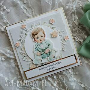 Prezent Kartka z okazji Chrztu Świętego dla chłopczyka