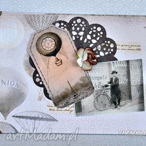 scrapbooking albumy wspomnienia z podróży - album, vintage