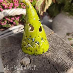 Ceramiczny duch - ręcznie robiona dekoracja na Halloween