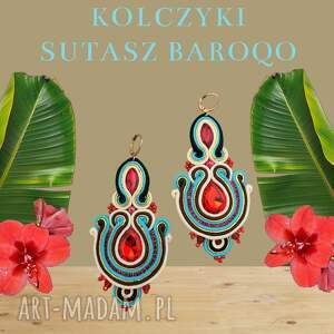 beezoo kolczyki sutasz baroqo, boho, bigle ze stali