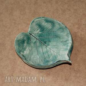 mydelniczka ceramiczna liść