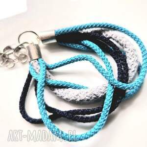 Bransoletka sznurkowa rękodzieło, br, fo, dam, et, szn, fr