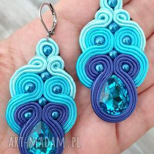 kolczyki sutasz lagunos soutache stal chirurgiczna