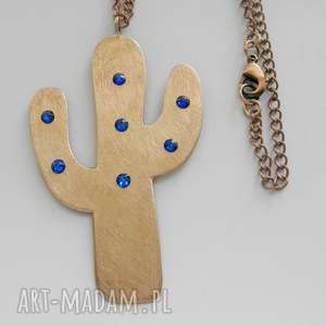 ręcznie robione wisiorki kaktus wisior