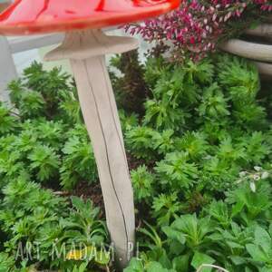 grzybek ceramiczny, prezent, ozdoba, doniczka, dodatek