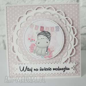 kartka z okazji narodzin dziecka prezent, personalizacja scrapbooking