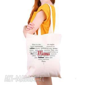 handmade shopper torba eko serce mama