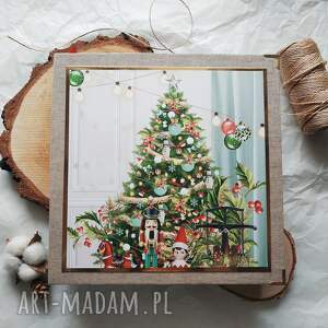 handmade prezent świąteczny album na zdjęcia
