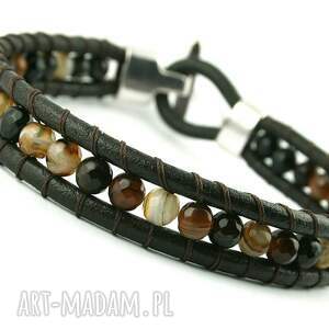 handmade unisex snake wrap: agat fastowany