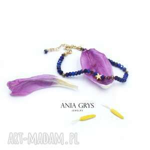amulet lapis lazuli, lapislazuli, bransoletka talizman gwiazdka aniagrys
