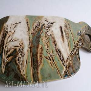 handmade ceramika deseczka "sielsko" 1