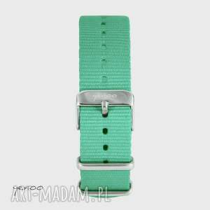 Prezent Pasek do zegarka - nylonowy, turkusowy