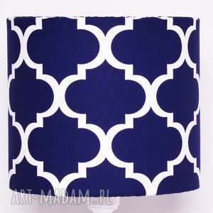 abażur fresh navy blue 25x25x22cm od majunto