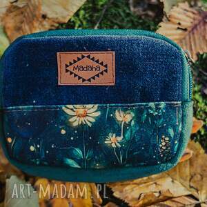 Portfelik patchwork handmade z żukiem - mały portfel