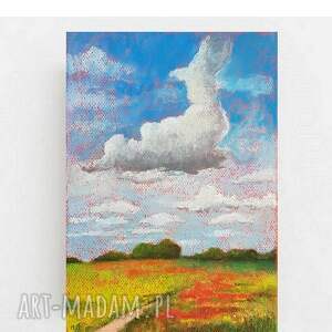 paulina lebida polna droga - praca formatu A4, rysunek, pastele